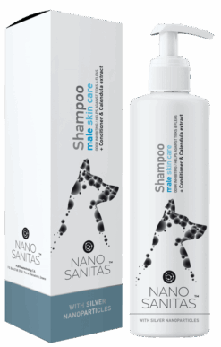 Shampoo male skin care with calendula extract